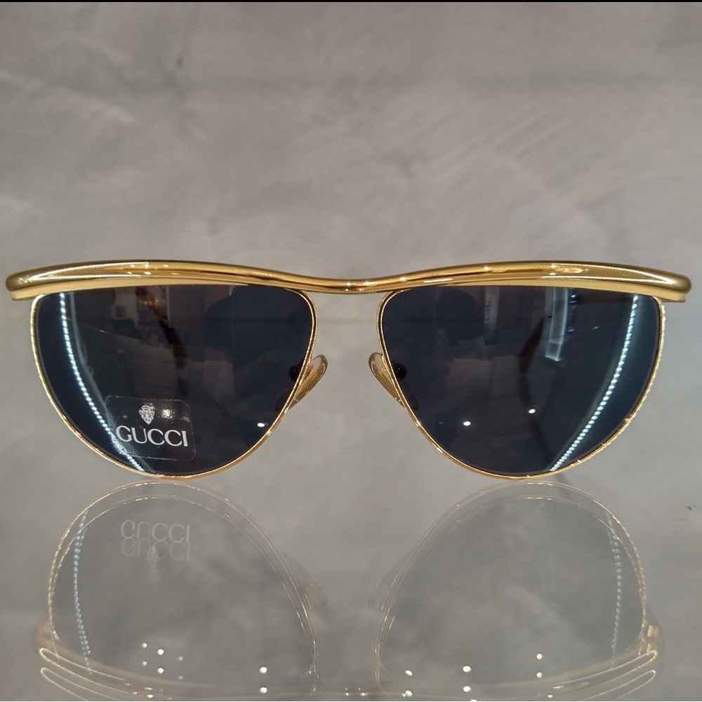Vintage Gucci Gold Sunglasses